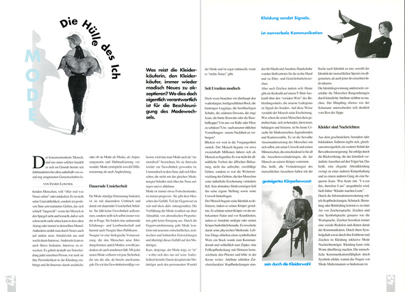 Intra 16 fashion (article: Ingrid Loschek " Mode - Die Hülle des Ich" (pages 45-46)